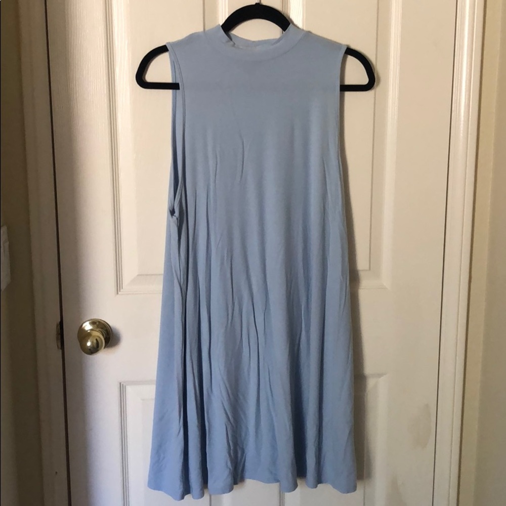 Sleeveless Baby Blue Topshop Dress